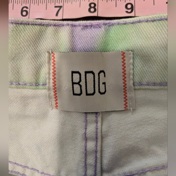 BDG Urban Outfitters Floral Tie Dye Cowboy Jeans In 28x27 Straight Leg - Picture 8 of 15